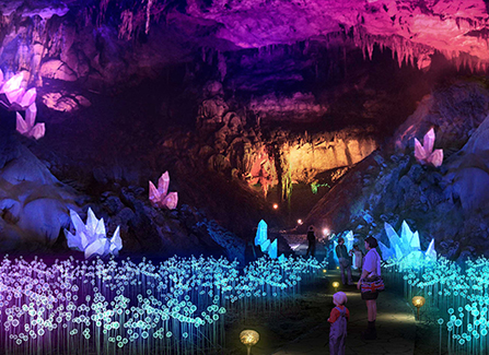 南丹九珠洞景观照明