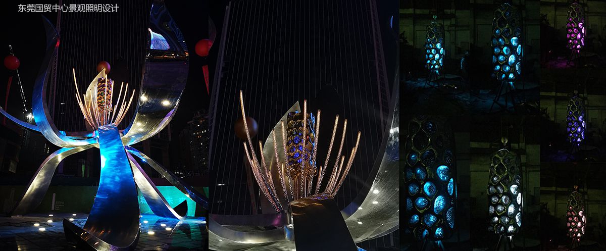 东莞国贸中心景观照明设计-4